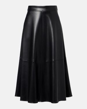 Max Mara Ninfa Jersey Midi Skirt - Black