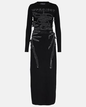 Y. Project Paris' Best Cotton Jersey Maxi Dress - Black