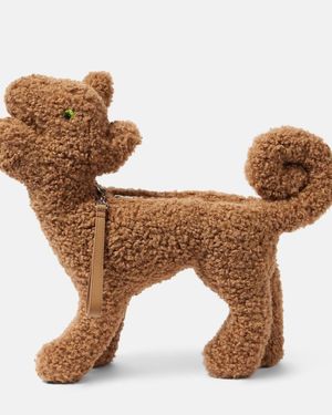 Simone Rocha Creature Teddy Clutch - Brown