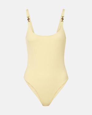 Versace Badeanzug Medusa - Gelb