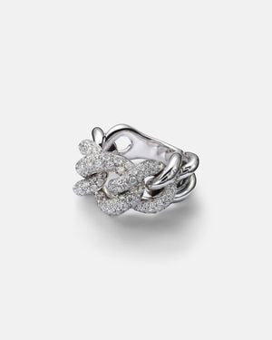Pomellato Catene 18Kt Ring With Diamonds - White