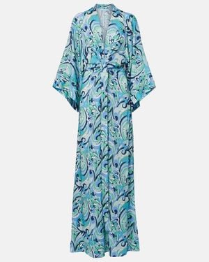 Melissa Odabash Maxikleid Eloise - Blau