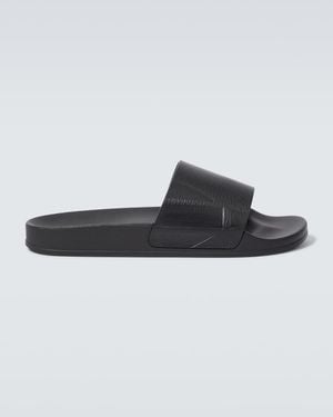 Frescobol Carioca Humberto Leather Slides - Black