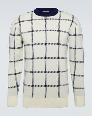 JW Anderson Ribbed-Knit Wool Jumper - Grey