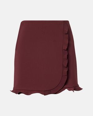 Tory Burch Ruffled Skort - Red