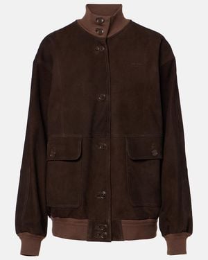 Prada Suede Jacket - Brown