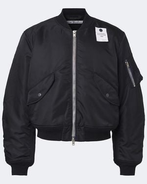 Acne Studios Logo Bomber Jacket - Black