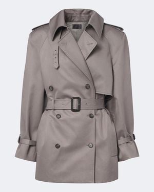 Mugler Trenchcoat Aus Baumwolle - Braun