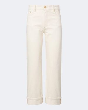 Max Mara Jeans Regular A Vita Media - Neutro