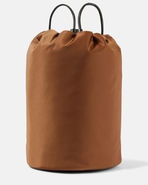 The Row Rucksack Sporty Mit Leder - Braun