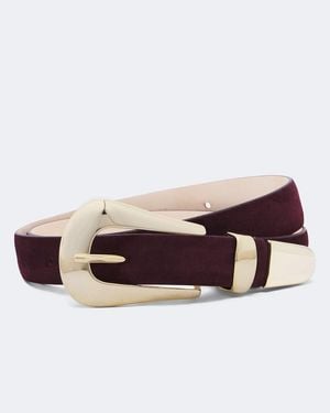 DEHANCHE Colette Suede Belt - Brown
