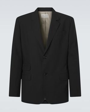 Ami Paris Virgin Wool Blazer - Black