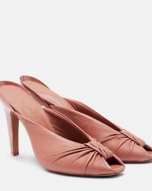 Chloé Suzie Heeled Mule - Pink