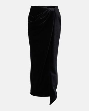 Balenciaga Jersey Wrap Skirt - Black