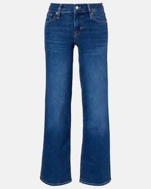 FRAME Le Slim Palazzo Wide-Leg Jeans - Blue