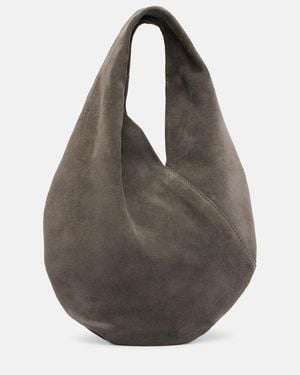 Aesther Ekme Schultertasche Ora Mini Aus Veloursleder - Braun