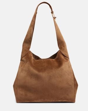 Gabriela Hearst Small Suede Tote Bag - Brown