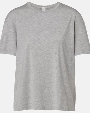 TOTEME Jersey T-Shirt - Grey