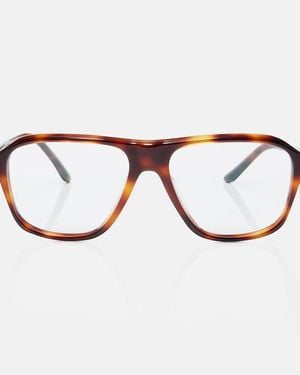 KHAITE X Oliver Peoples 1978Rx Aviator Glasses - Brown