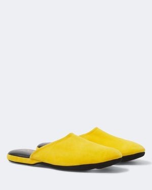 Charvet Suede Slippers - Yellow