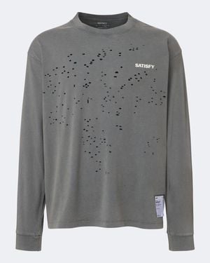 Satisfy Longsleeve Mothtech Aus Baumwolle - Grau
