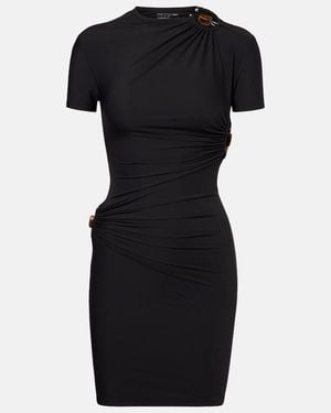 Christopher Esber Orbit Ruched Minidress - Black