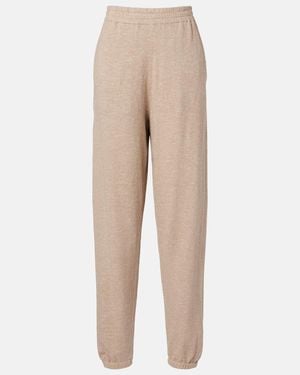The Row Nadir Cotton And Linen Straight-Leg Pants - Natural