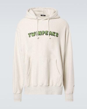 Undercover Bedruckter Hoodie Aus Baumwolle - Natur