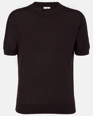 JOSEPH Top De Punto De Seda - Negro