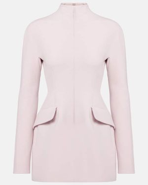 Sportmax Tefrite Crepe Minidress - Pink
