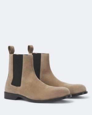 Loewe Bobine Suede Chelsea Boots - Brown