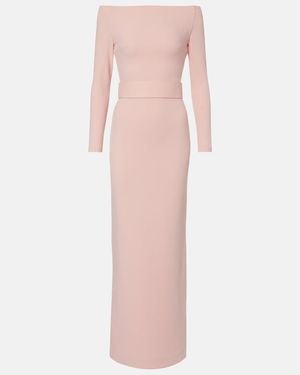 Solace London Sabina Off-Shoulder Gown - Pink