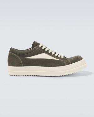 Rick Owens Sneakers Vintage Aus Veloursleder - Weiß