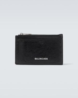Balenciaga Kartenetui Aus Leder - Schwarz