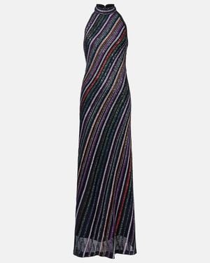 Missoni Sequined Striped Gown - Blue