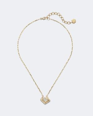 SHAY Halskette Diamond Zar Aus 18Kt Gelbgold Mit Diamanten - Weiß
