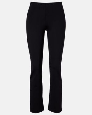 Wolford Midnight Grace High-Rise Jersey Slim Pants - Blue