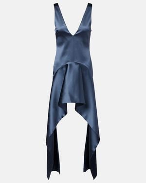 JW Anderson Asymmetric Draped Minidress - Blue