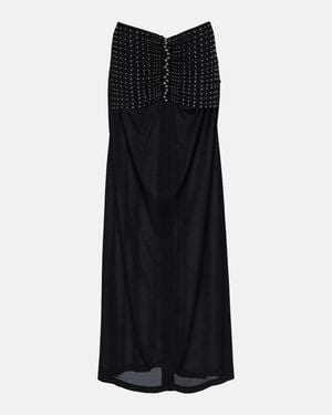 Rabanne Embellished Maxi Skirt - Black