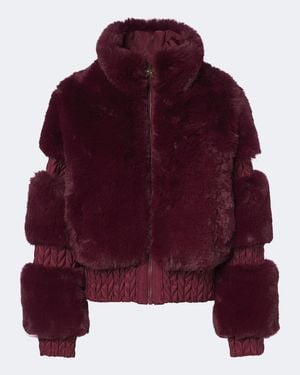 Goldbergh Furry Ski Jacket - Purple