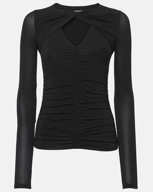 Isabel Marant Vandalia Jersey Top - Black