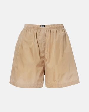 Prada Re-Nylon Shorts - Natural