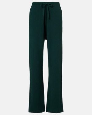 Extreme Cashmere N°142 Run Cashmere-Blend Joggers - Green