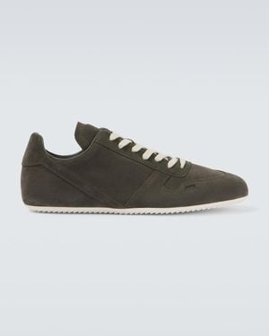 Rick Owens Sneakers Minimal Aus Veloursleder - Grau