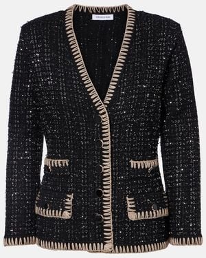 Veronica Beard Cardigan Ceriani Aus Tweed - Schwarz