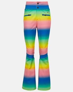 Perfect Moment Aurora High-Rise Flared Ski Trousers - Green