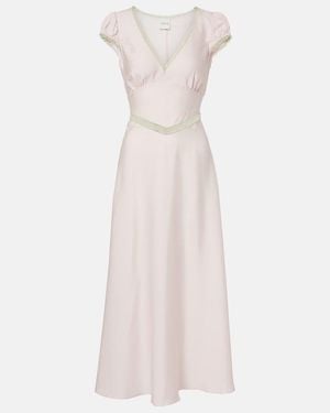 Posse Midikleid Perla Mit Spitze - Pink