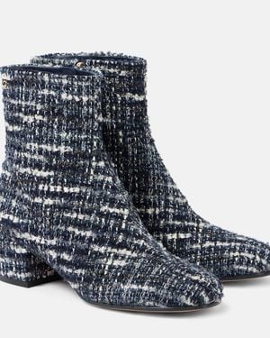 Gianvito Rossi 45 Boucle Ankle Boots - Blue