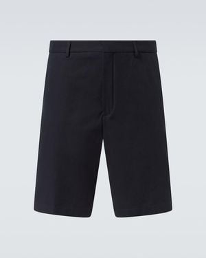 Loro Piana Jarno Cotton-Blend Bermuda Shorts - Blue