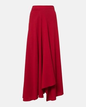 ROKSANDA Asha Crepe Maxi Skirt - Red